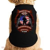 Freedom Isn't Free I Paid For It United States Veteran Doggie Tank thumb 0