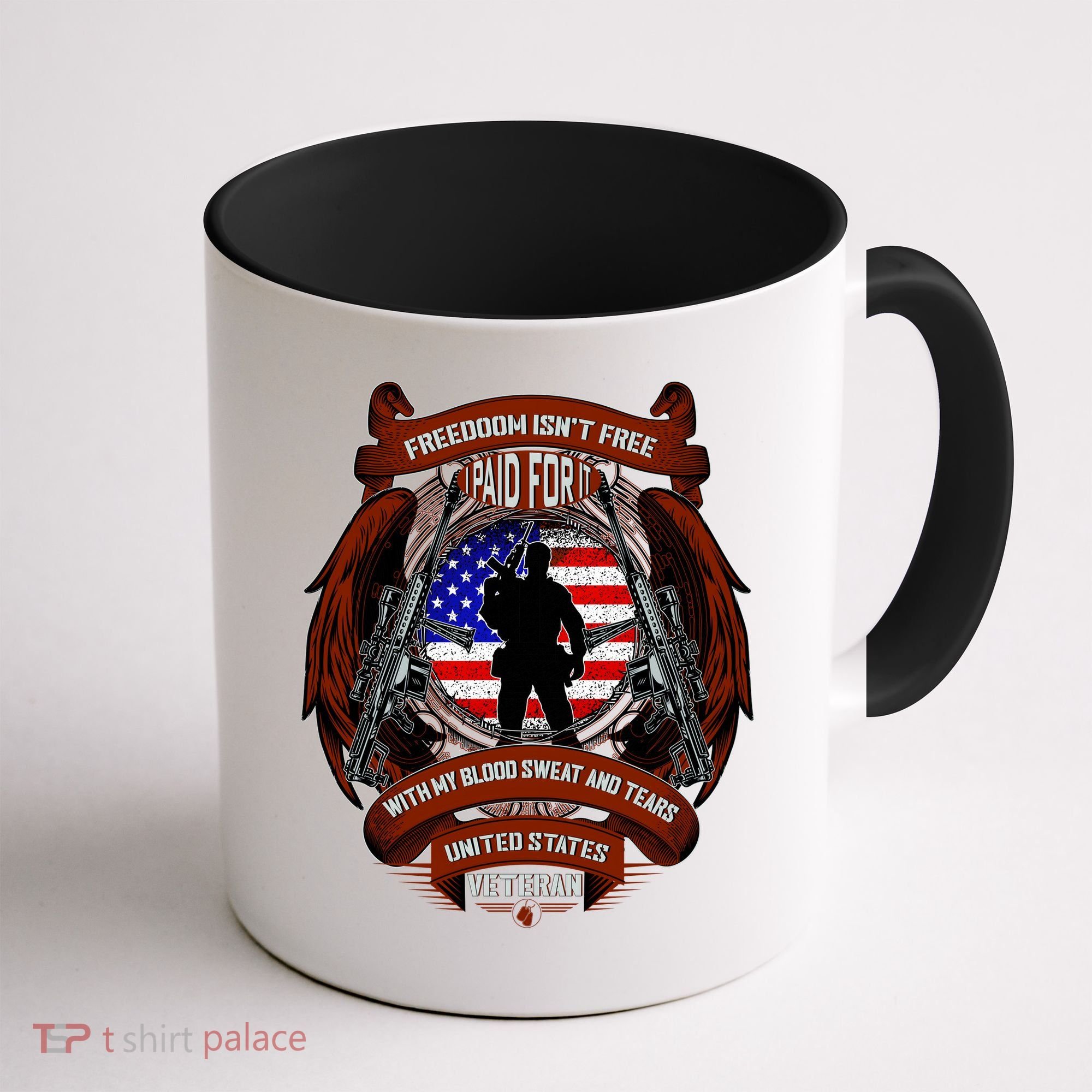 Freedom Isn't Free I Paid For It United States Veteran Coffee Mug