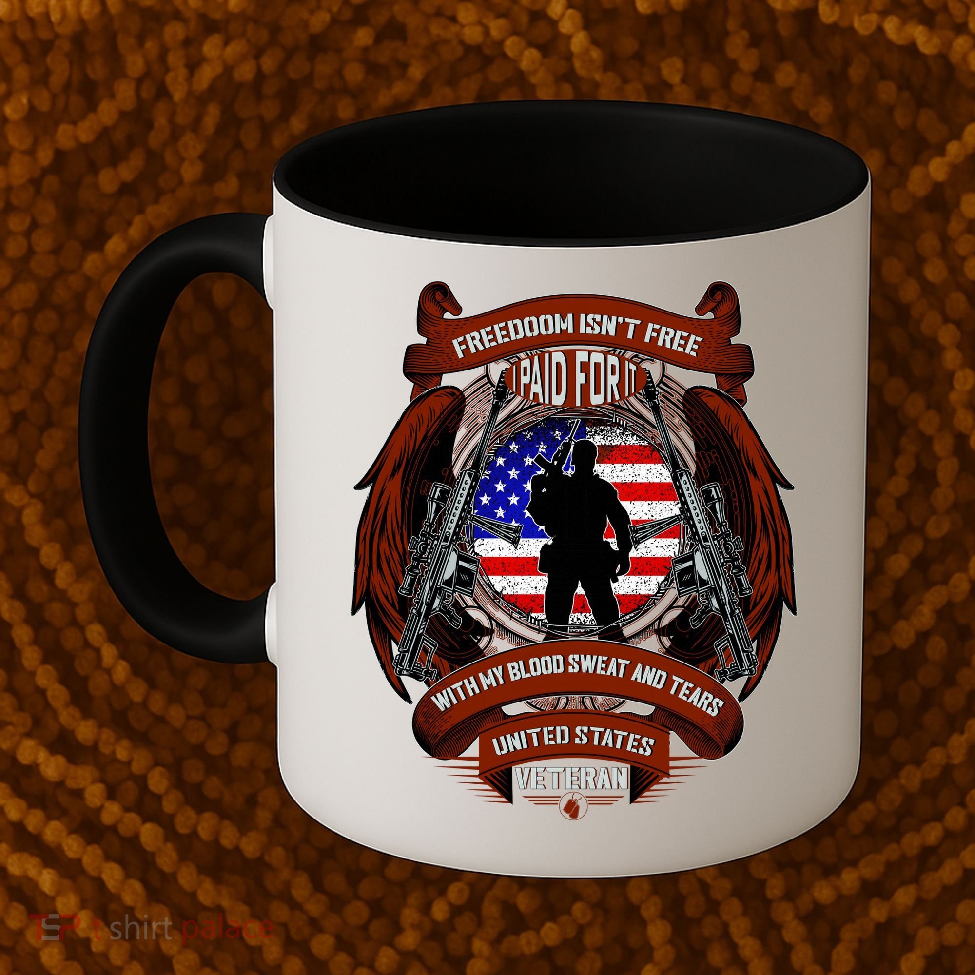 Freedom Isn't Free I Paid For It United States Veteran Coffee Mug