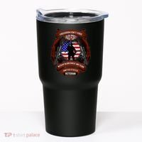 Freedom Isn't Free I Paid For It United States Veteran Tumbler thumb 0