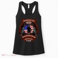 Freedom Isn't Free I Paid For It United States Veteran Women's Tank Top thumb 0