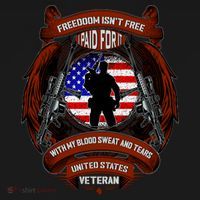 Freedom Isn't Free I Paid For It United States Veteran Women's Tank Top thumb 5