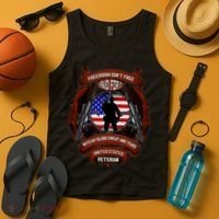 Freedom Isn't Free I Paid For It United States Veteran Tank Top thumb 4