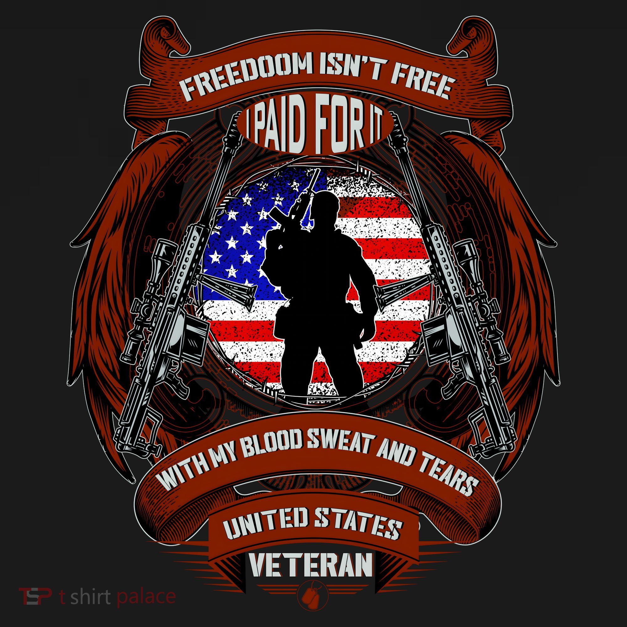 Freedom Isn't Free I Paid For It United States Veteran Tank Top