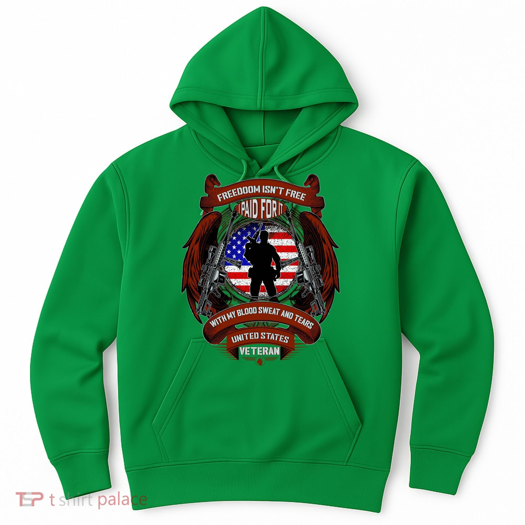 Freedom Isn't Free I Paid For It United States Veteran Hoodie