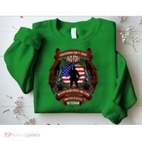 Freedom Isn't Free I Paid For It United States Veteran Sweatshirt thumb 2