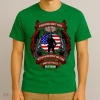 Freedom Isn't Free I Paid For It United States Veteran T-Shirt thumb 3