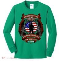 Freedom Isn't Free I Paid For It United States Veteran Kids Long Sleeve Shirt thumb 0