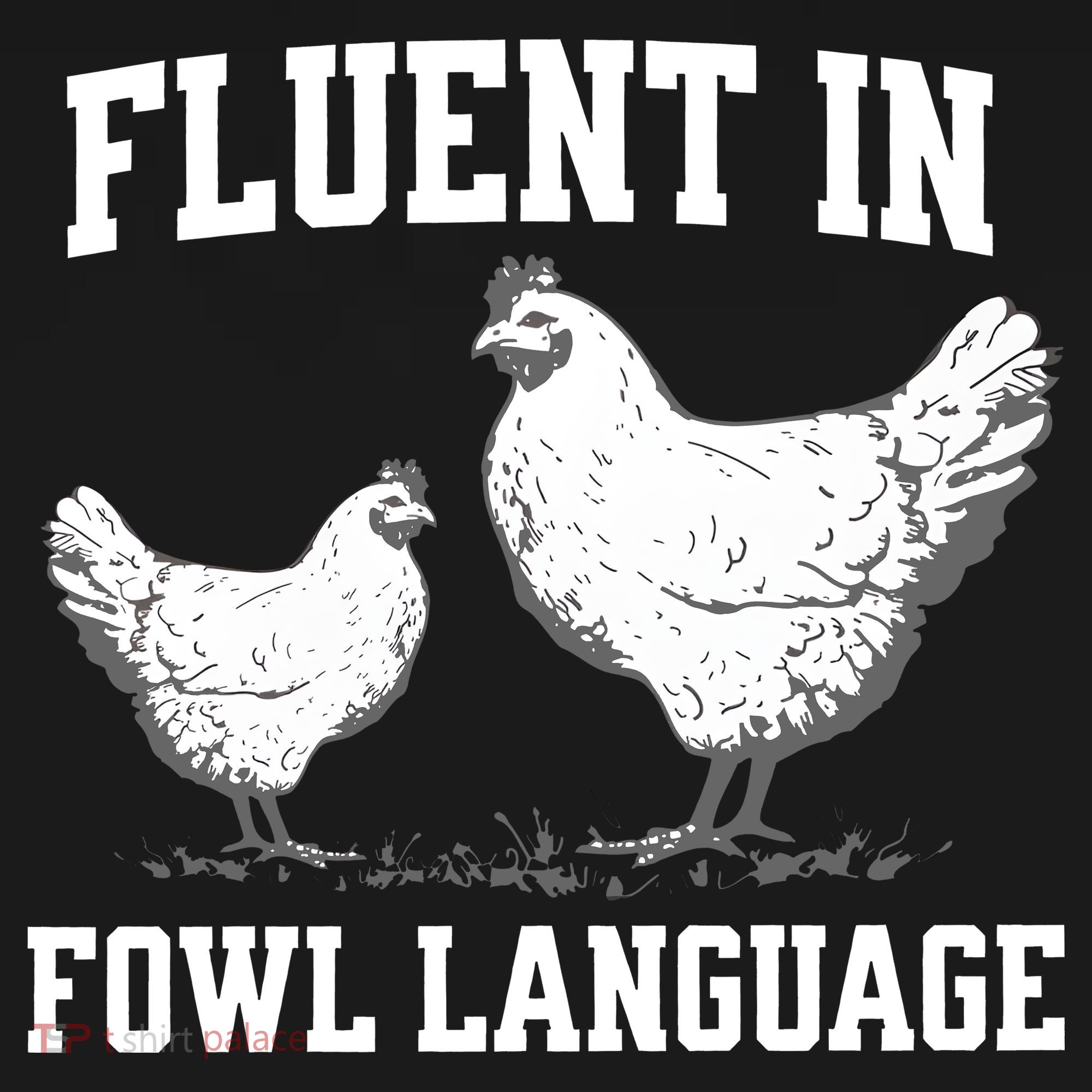 Fluent In Fowl Language Funny Chicken Owner Farm Coaster
