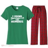 Funny I Found This Humerus Women's Flannel Pajama Set thumb 0