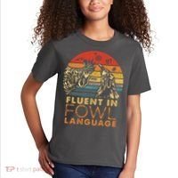 Fluent In Fowl Language Funny Chicken Meme Farm Kids T-Shirt thumb 2