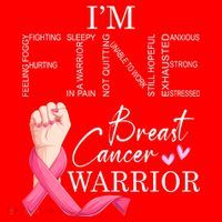 Funny I'm Fine Breast Cancer Warrior Pink Breast Cancer Santa Hat thumb 1
