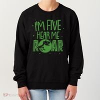 Funny I'm Five Hear Me Roar Birthday Women's Sweatshirt thumb 0