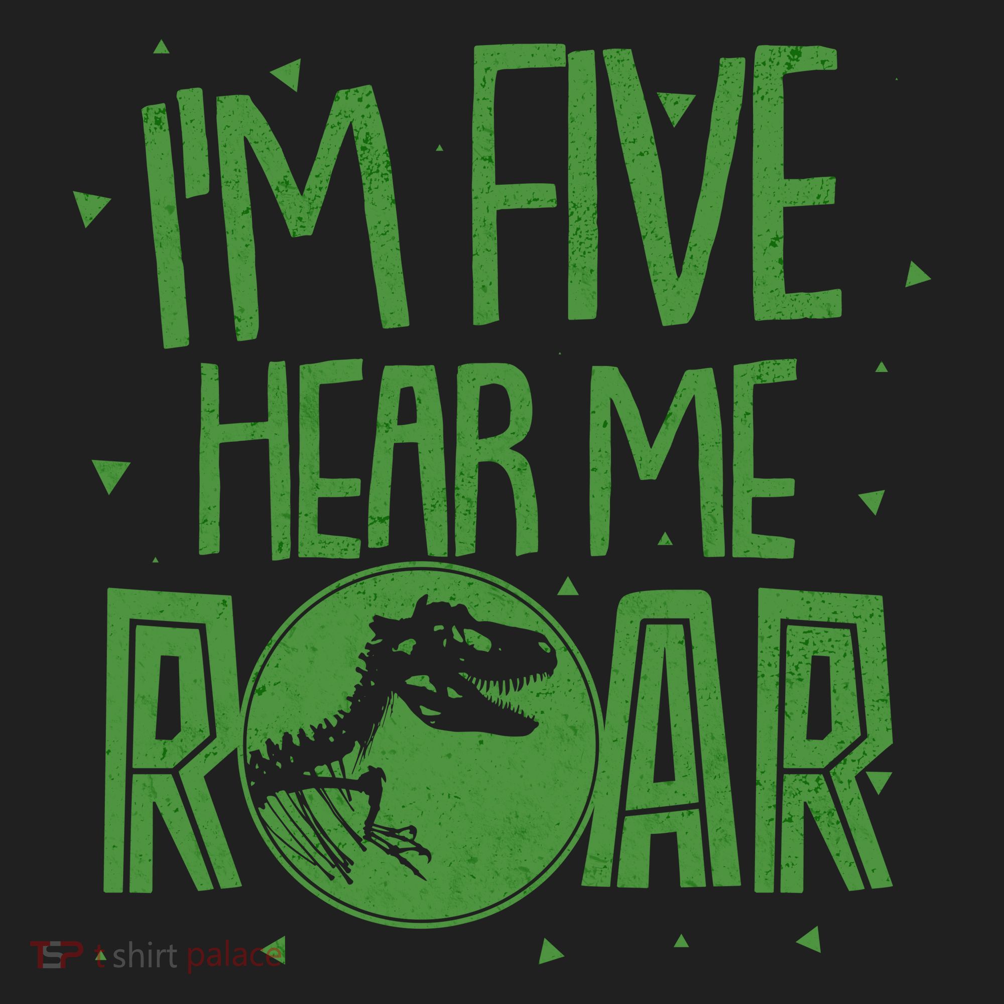 Funny I'm Five Hear Me Roar Birthday Beanie