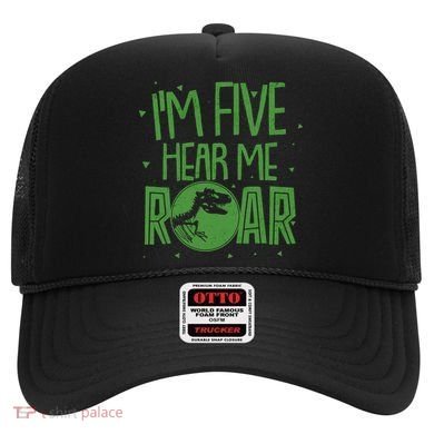 Funny I'm Five Hear Me Roar Birthday Hat