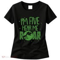 Funny I'm Five Hear Me Roar Birthday Women's T-Shirt thumb 0