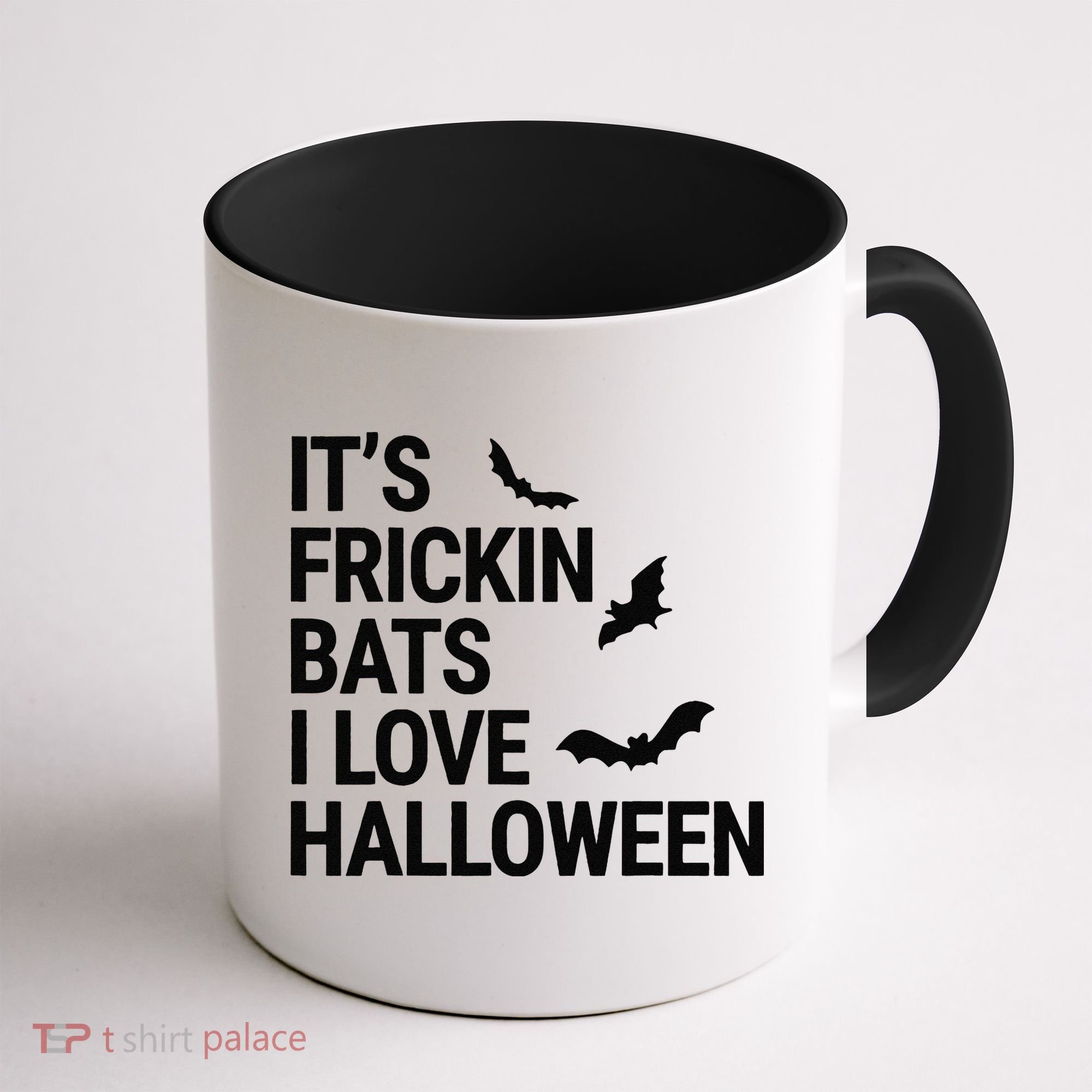 Funny Its Frickin Bats I Love Halloween Spooky Fall Bat Coffee Mug