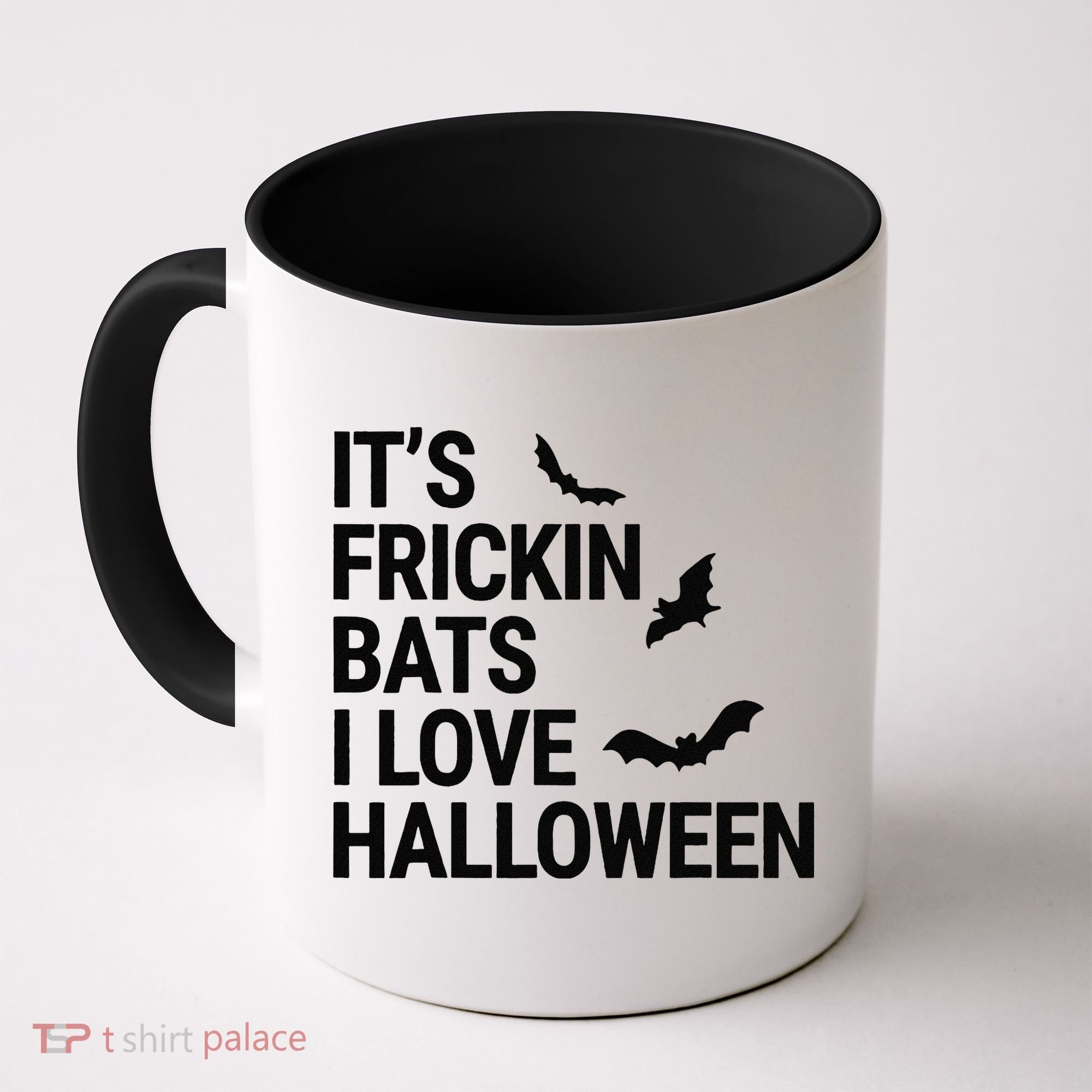 Funny Its Frickin Bats I Love Halloween Spooky Fall Bat Coffee Mug