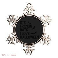 Funny Its Frickin Bats I Love Halloween Spooky Fall Bat Ornament thumb 0