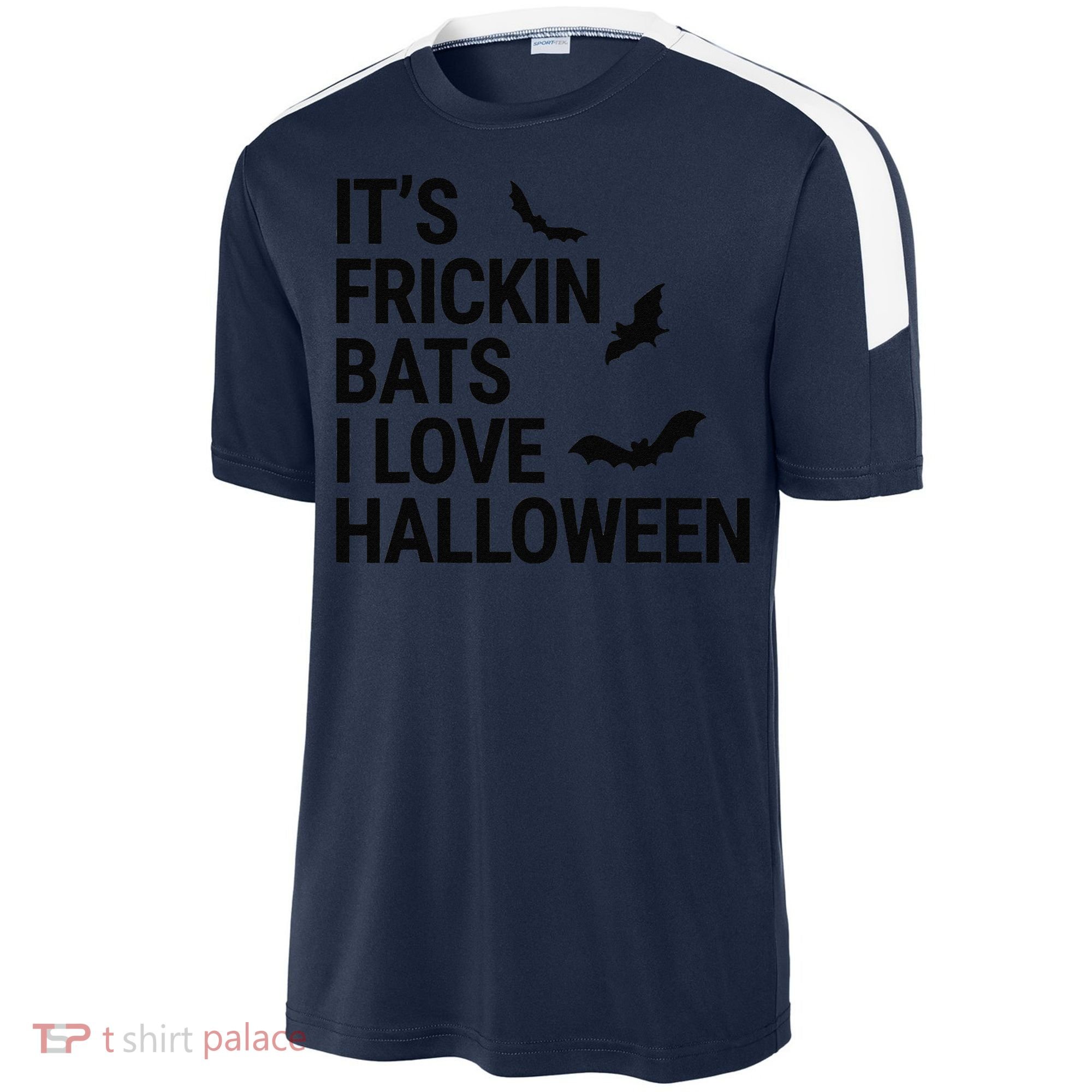Funny Its Frickin Bats I Love Halloween Spooky Fall Bat Sport-Tek Competitor United Soccer Jersey