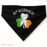 Fitzgerald Irish Family Name USA-Made Doggie Bandana thumb 0
