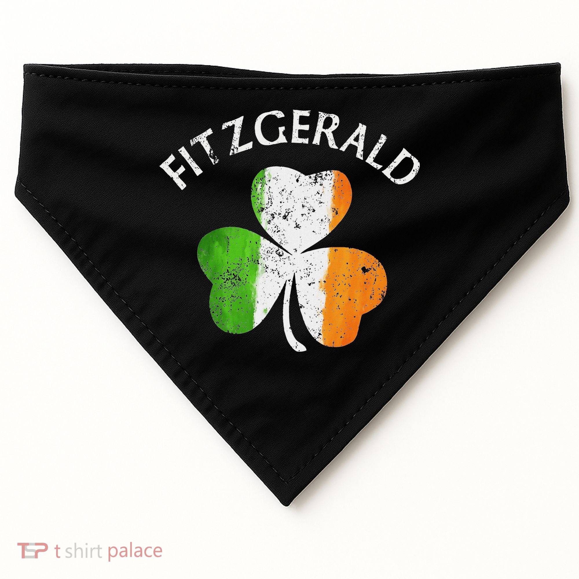 Fitzgerald Irish Family Name USA-Made Doggie Bandana
