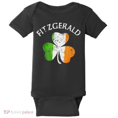 Fitzgerald Irish Family Name Baby Bodysuit
