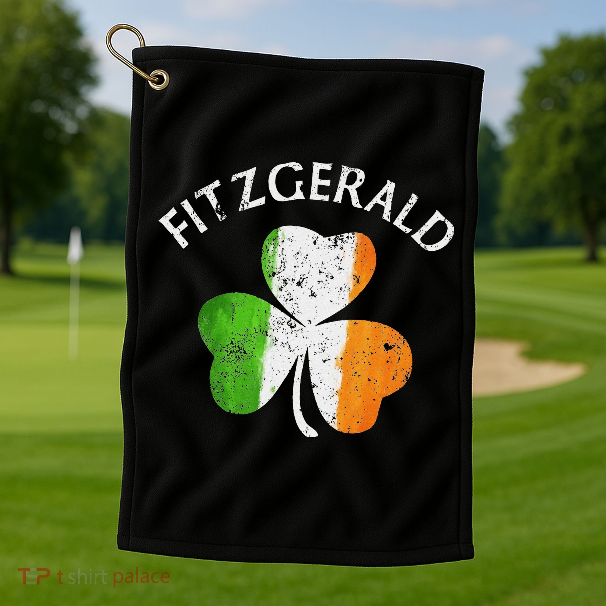 Fitzgerald Irish Family Name Golf Towel