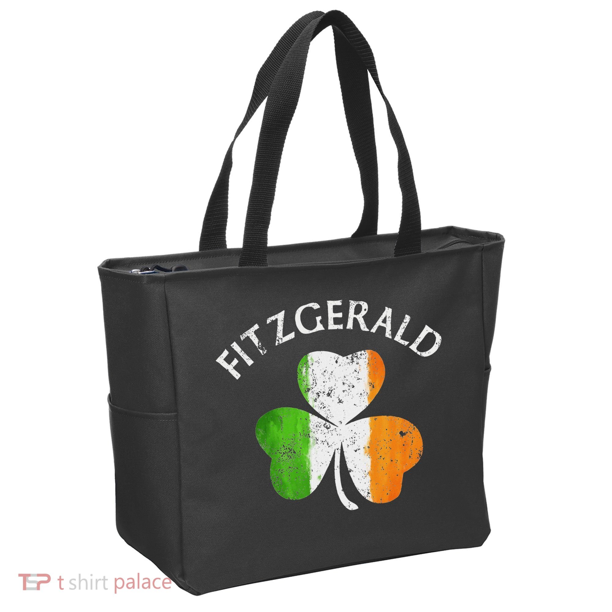 Fitzgerald Irish Family Name Tote Bag