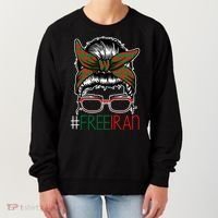 Free Iran Female Bun Women's Rights Women's Sweatshirt thumb 0