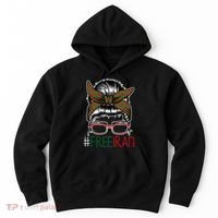 Free Iran Female Bun Women's Rights Hoodie thumb 0
