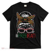 Free Iran Female Bun Women's Rights T-Shirt thumb 0