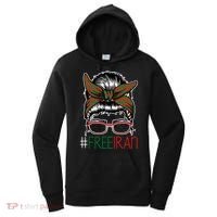 Free Iran Female Bun Women's Rights Women's Hoodie thumb 0