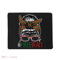 Free Iran Female Bun Women's Rights Mousepad thumb 0