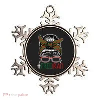 Free Iran Female Bun Women's Rights Ornament thumb 0
