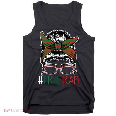 Free Iran Female Bun Women's Rights Tank Top