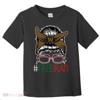 Free Iran Female Bun Women's Rights Toddler T-Shirt thumb 0