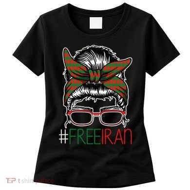 Free Iran Female Bun Women's Rights Women's T-Shirt