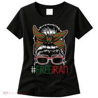 Free Iran Female Bun Women's Rights Women's T-Shirt thumb 0