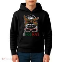Free Iran Female Bun Women's Rights Kids Hoodie thumb 4