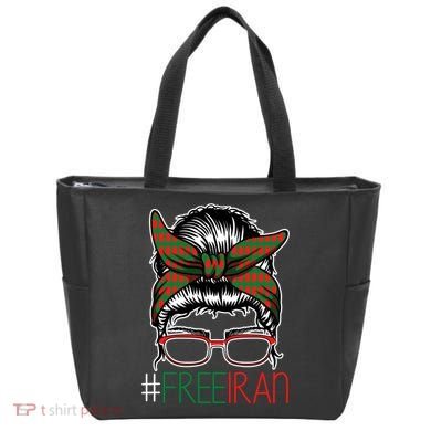 Free Iran Female Bun Women's Rights Tote Bag