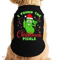 Funny I Found The Christmas Pickle Funny Xmas Party Gift Doggie Tank thumb 0
