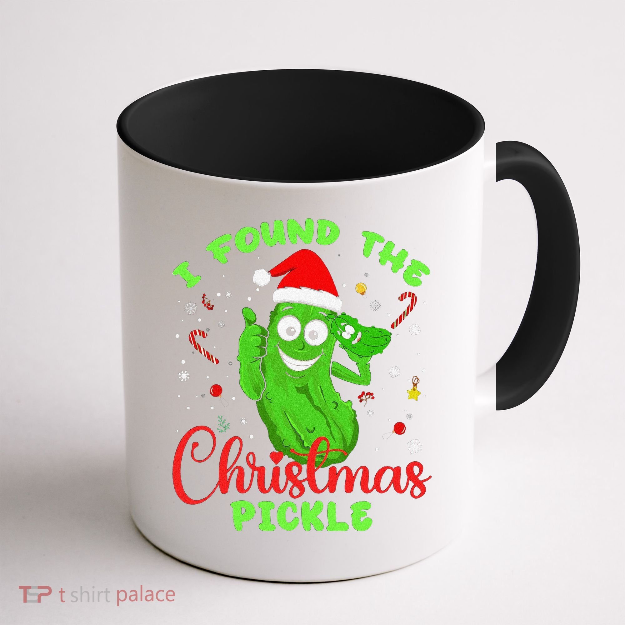 Funny I Found The Christmas Pickle Funny Xmas Party Gift Coffee Mug