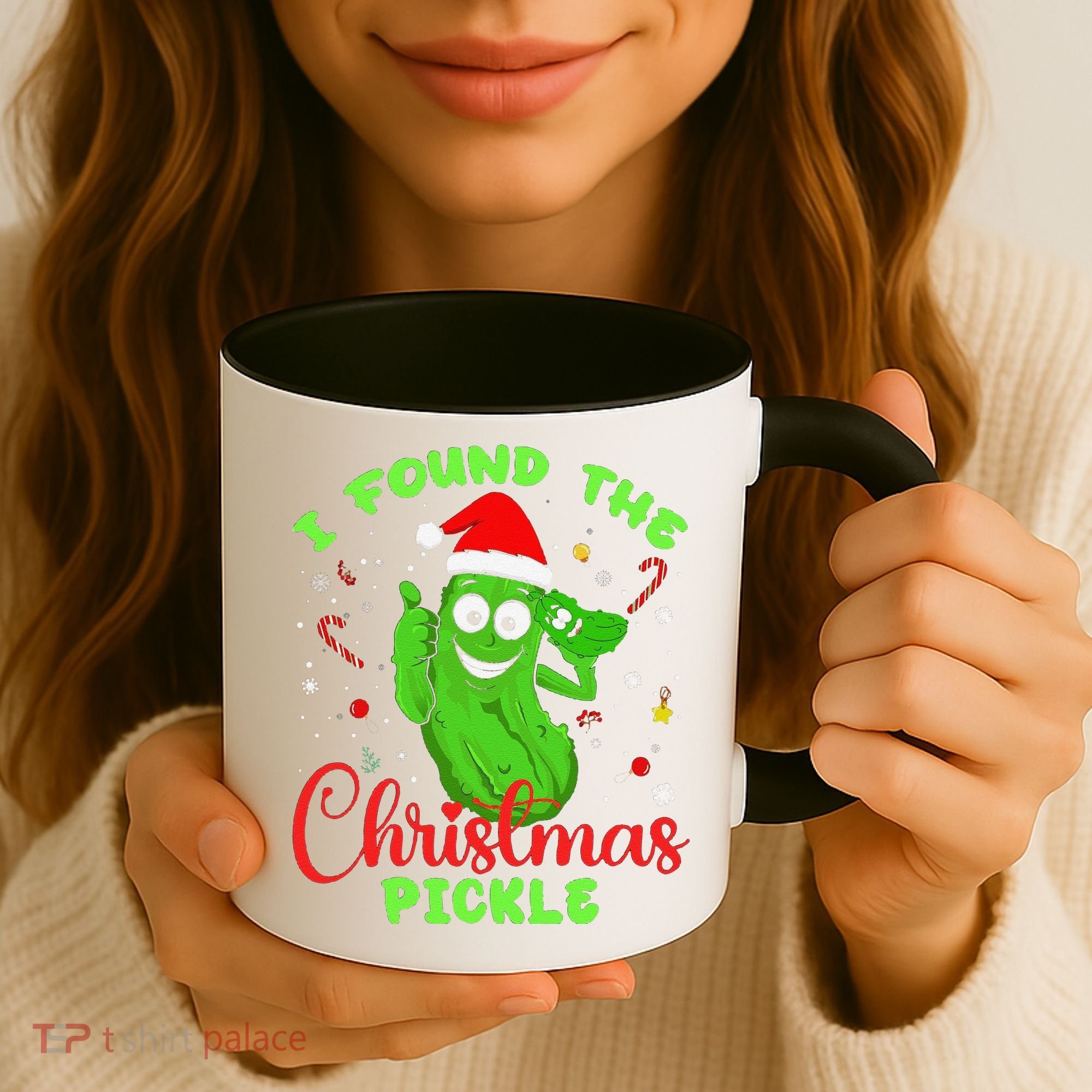 Funny I Found The Christmas Pickle Funny Xmas Party Gift Coffee Mug