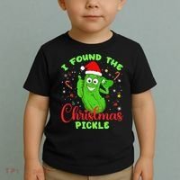 Funny I Found The Christmas Pickle Funny Xmas Party Gift Toddler T-Shirt thumb 2