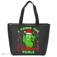 Funny I Found The Christmas Pickle Funny Xmas Party Gift Tote Bag thumb 0