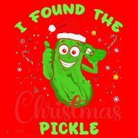 Funny I Found The Christmas Pickle Funny Xmas Party Gift Santa Hat thumb 1