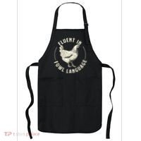 Fluent In Fowl Language Farm Animal Poultry Owner Apron thumb 0