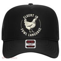 Fluent In Fowl Language Farm Animal Poultry Owner Hat thumb 0