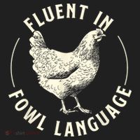 Fluent In Fowl Language Farm Animal Poultry Owner Hat thumb 2